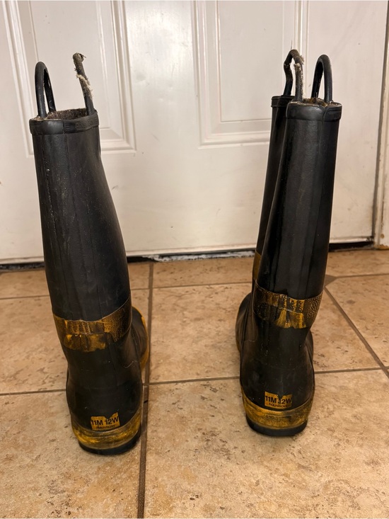 Servus Firefighter Black and Yellow Rubber Boots main image 6